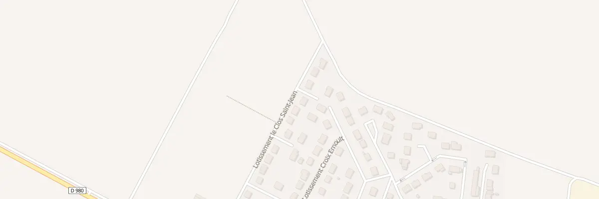 Plan du 28 Lot le Clos Saint Jean à Bétheniville