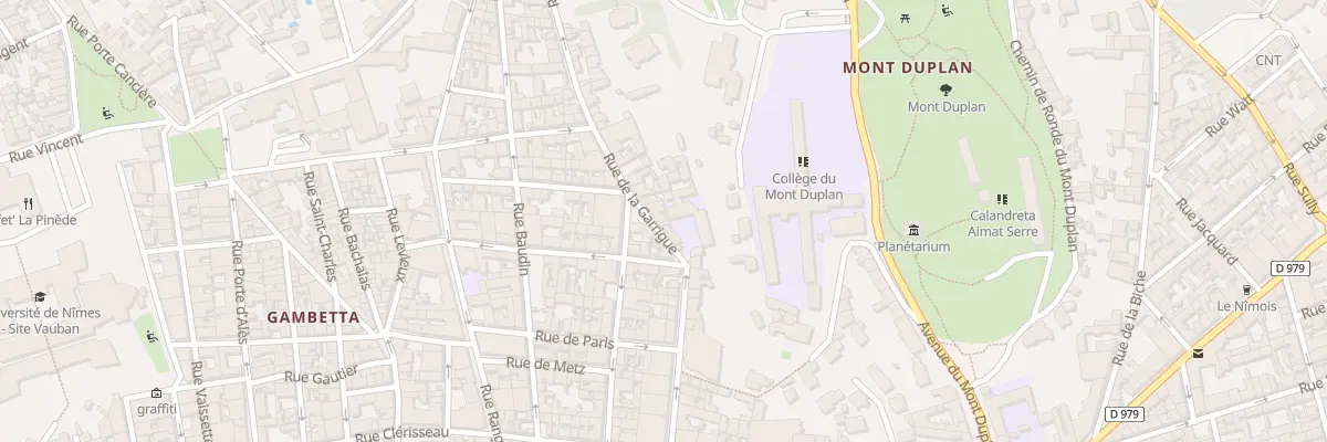 Plan du 54 Rue Enclos Rey à Nîmes