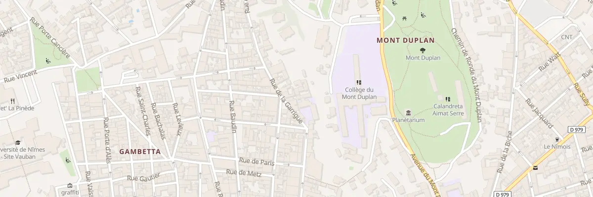 Plan du 56 Rue Enclos Rey à Nîmes