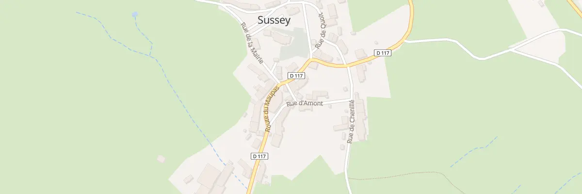 Plan du 5098A Village de Sussey à Sussey