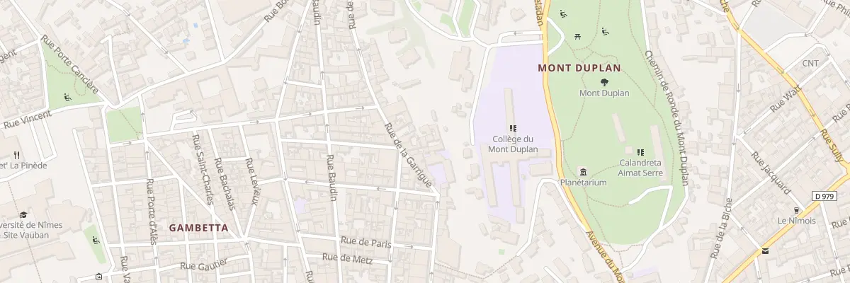 Plan du 56Q Rue Enclos Rey à Nîmes