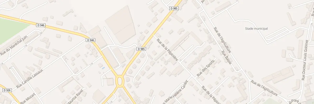Plan du 19 Rue de la Pépiniére à Rethel