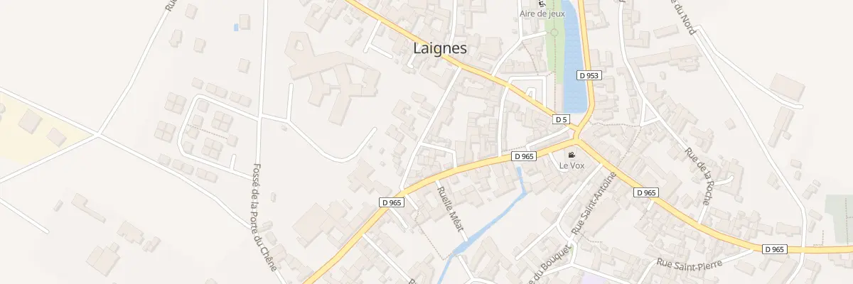 Plan du 11 Ptr de la Maison Dieu à Laignes