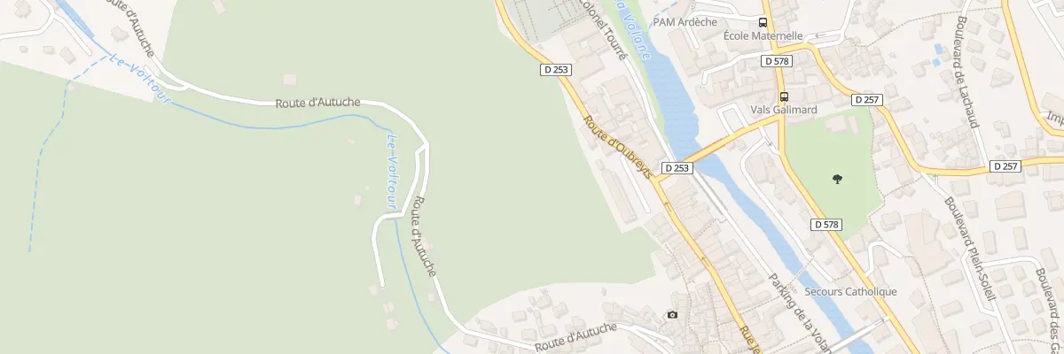 Plan du 5 Rte d’Oubreyts à Vals-les-Bains