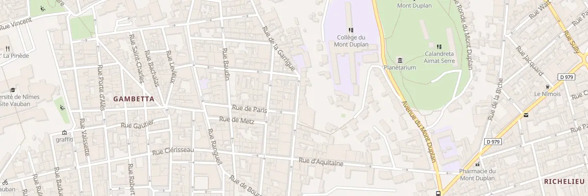 Plan du 29 Rue Enclos Rey à Nîmes