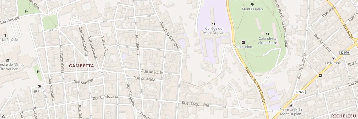 Plan du 31 Rue Enclos Rey à Nîmes
