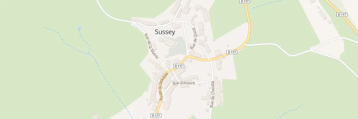 Plan du 3 Rue de l’Eglise à Sussey