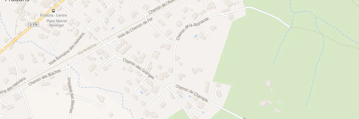 Plan du 60 Che de la Reynarde à Pradons