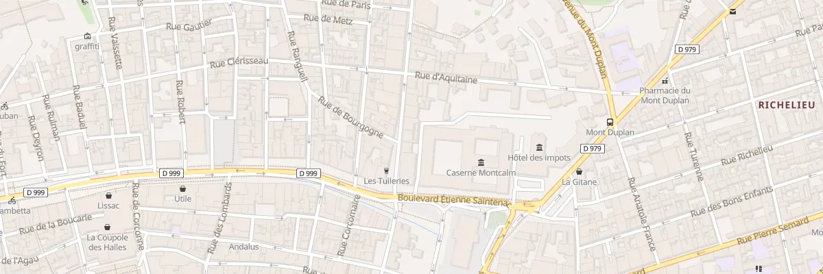 Plan du 6 Rue Enclos Rey à Nîmes