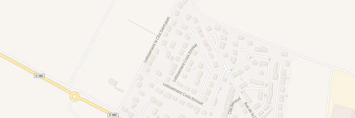 Plan du 44 Lot la Croix Ernoult à Bétheniville