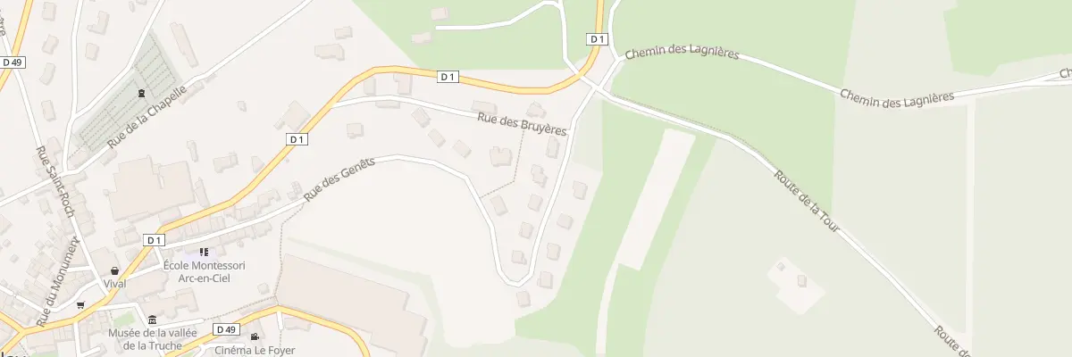 Plan du 525 Rue des Genêts à Violay