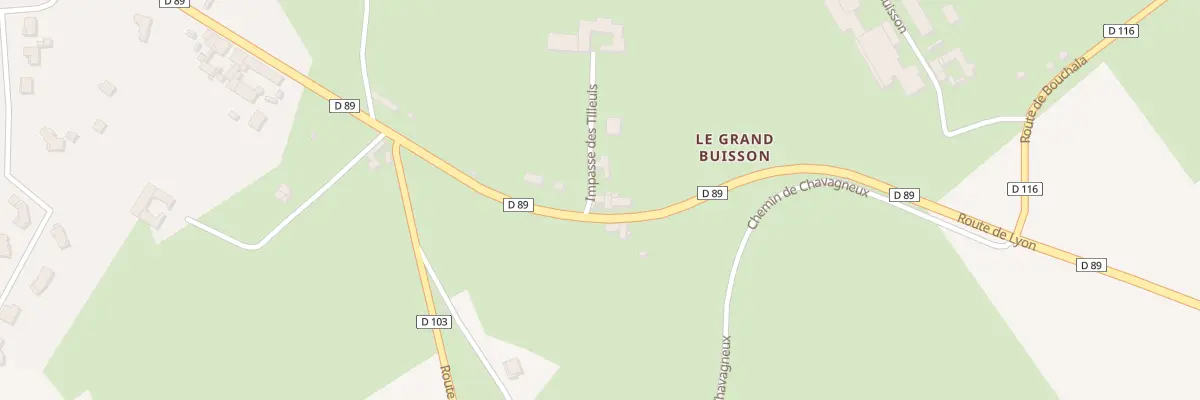 Plan du 1419 Rte de Lyon à Saint-Martin-Lestra