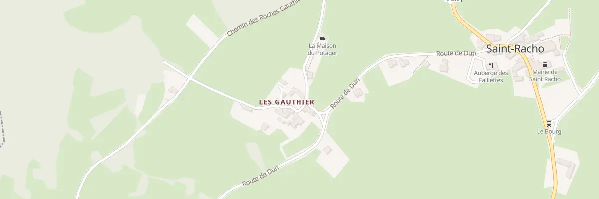 Plan du 60 Che des Gauthiers à Saint-Racho