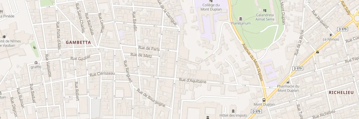 Plan du 38B Rue Enclos Rey à Nîmes