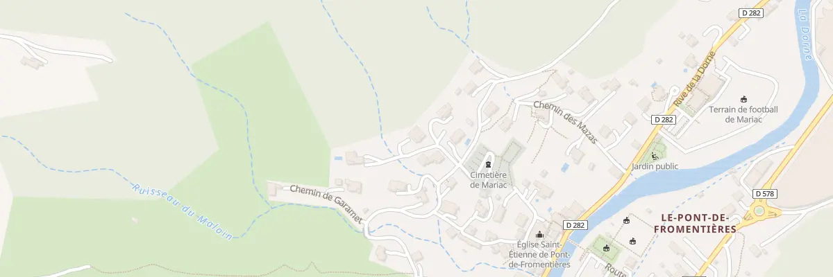 Plan du 60 Mte des Claux à Mariac
