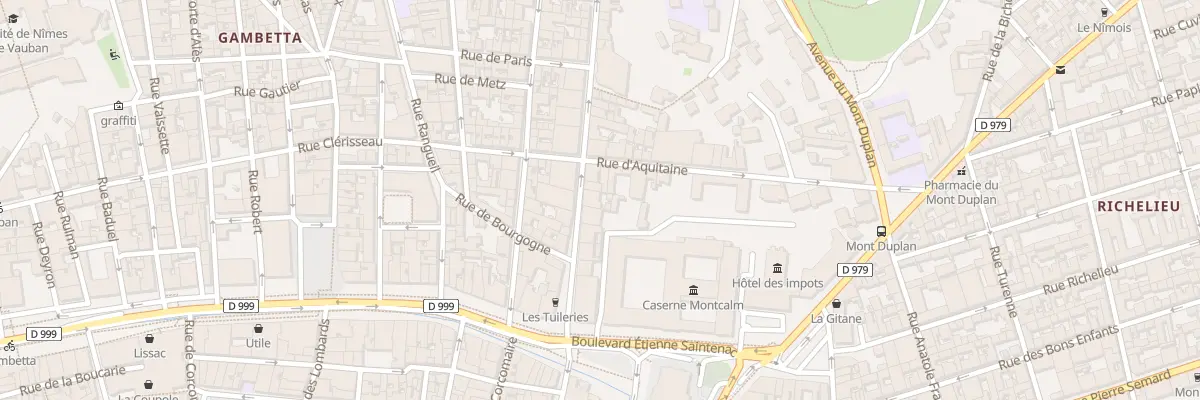 Plan du 14 Rue Enclos Rey à Nîmes