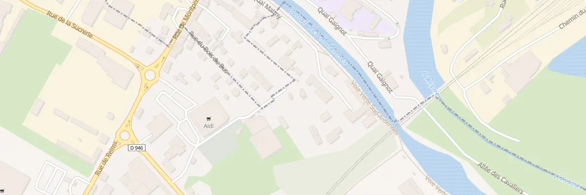 Plan du 22 Rue du Bois du Bus à Sault-lès-Rethel