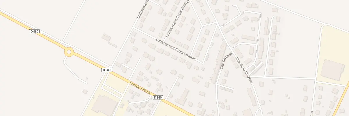 Plan du 8 Lot la Croix Ernoult à Bétheniville