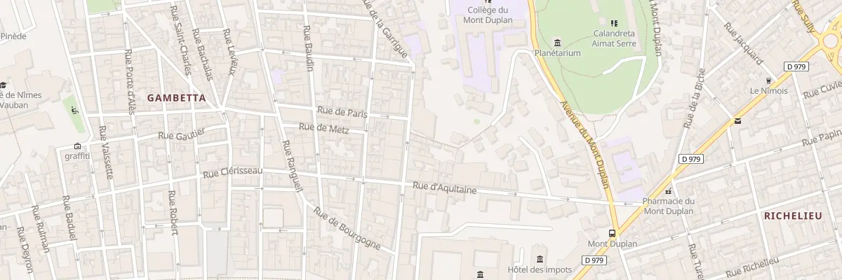 Plan du 38 Rue Enclos Rey à Nîmes