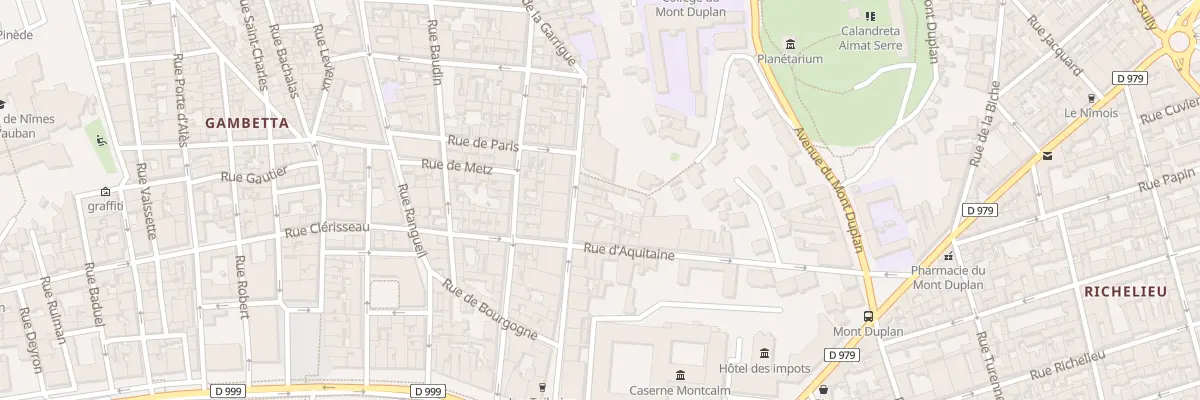 Plan du 26 Rue Enclos Rey à Nîmes