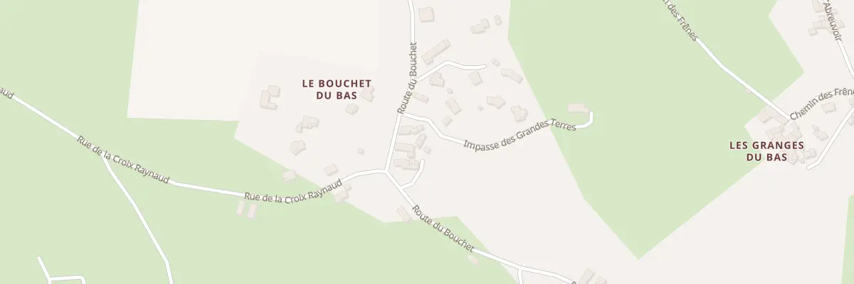 Plan du 42 Imp des Mesanges à Aveizieux