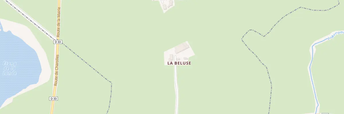 Plan du 5027 La Beluse à Ballore