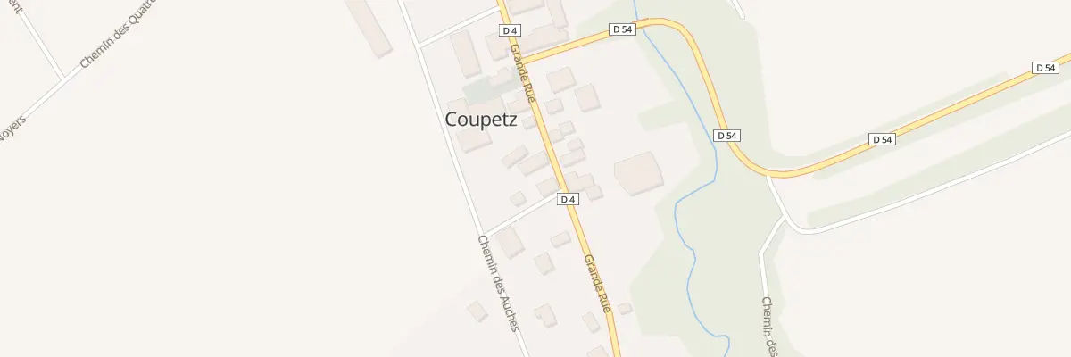 Plan du 30 Gr Grande Rue à Coupetz