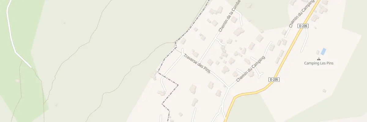 Plan du 9 Tra des Pins à Aubenas