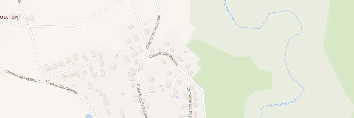 Plan du 5086A Les Roches à Saint-Médard-en-Forez