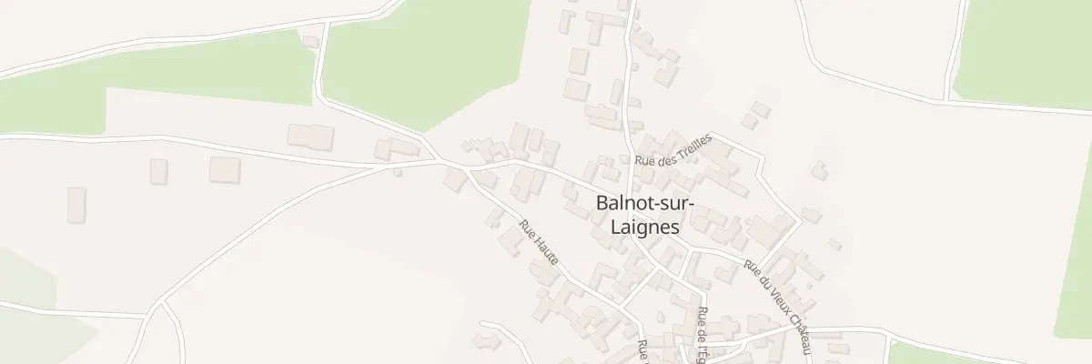 Plan du 7 Rue Sainte Anne à Balnot-sur-Laignes