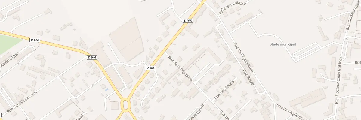Plan du 18 Rue de la Pépiniére à Rethel