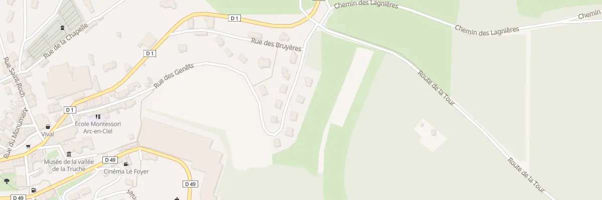 Plan du 492 Rue des Genêts à Violay