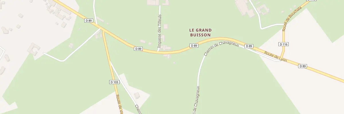 Plan du 1440 Rte de Lyon à Saint-Martin-Lestra