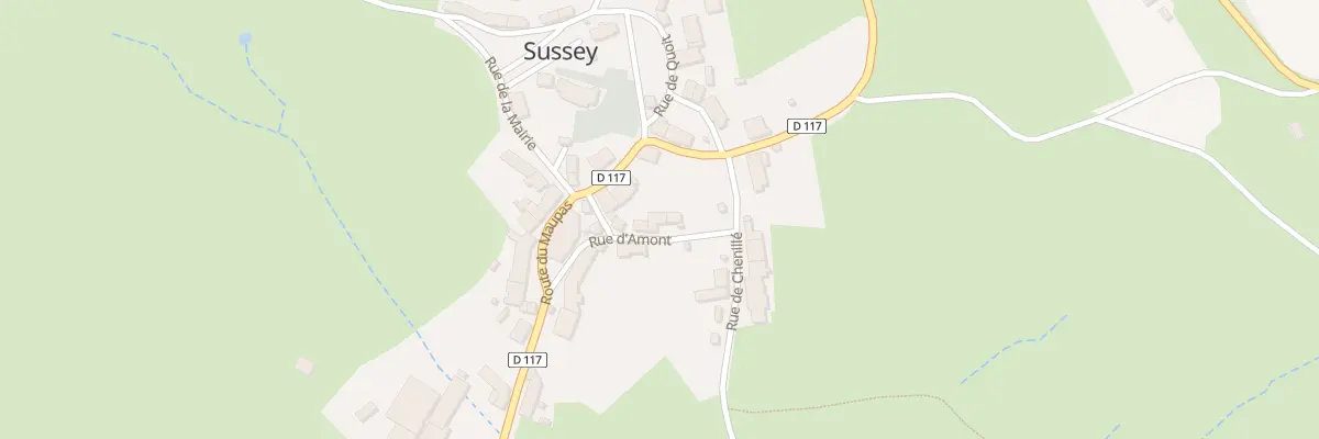 Plan du 9 Rue d’Amont à Sussey