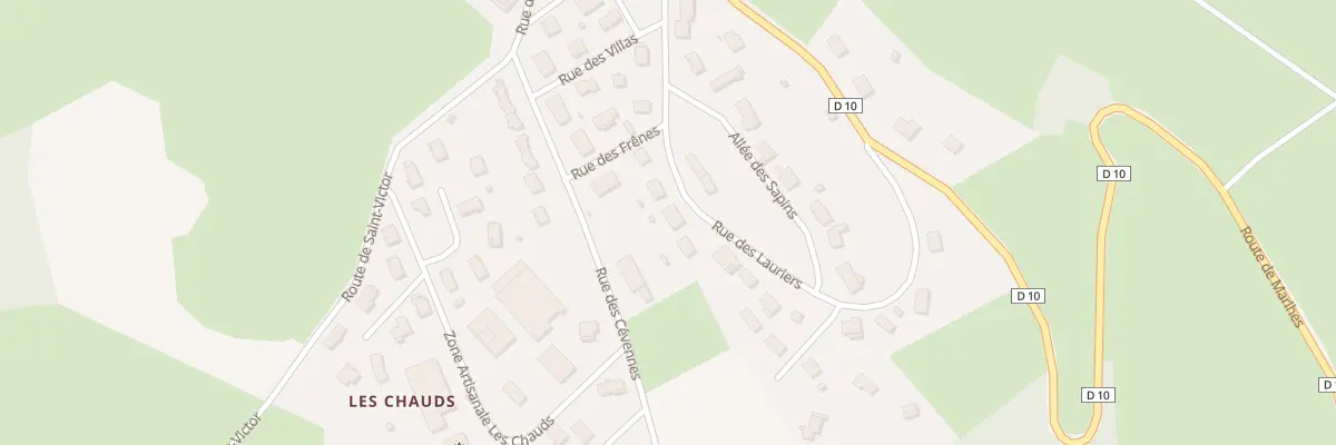 Plan du 8 Rue des Lauriers à Jonzieux