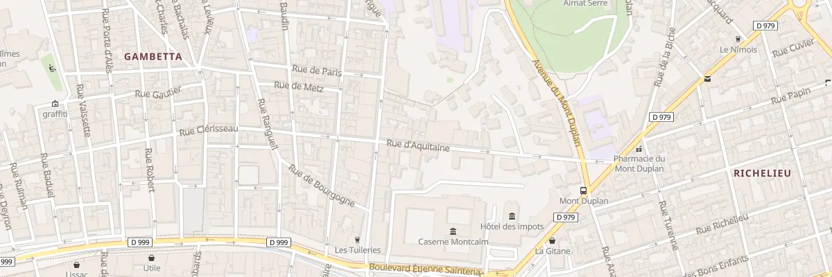 Plan du 19 Rue d’Aquitaine à Nîmes