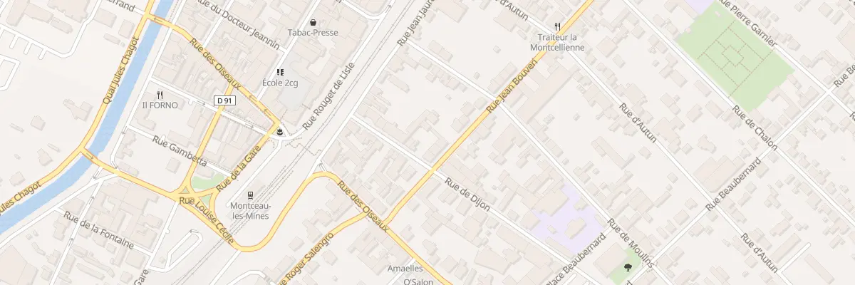 Plan du 40 Rue Jean Bouveri à Montceau-les-Mines