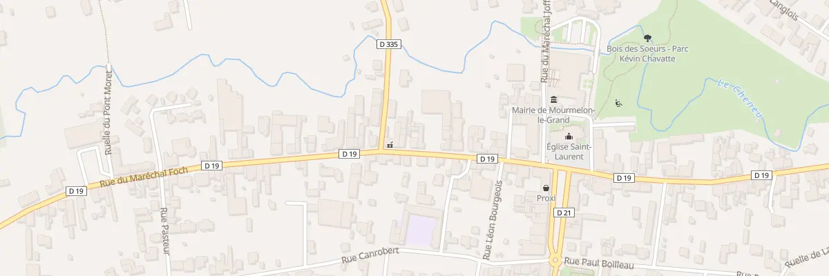 Plan du 20 Rue du Maréchal Foch à Mourmelon-le-Grand