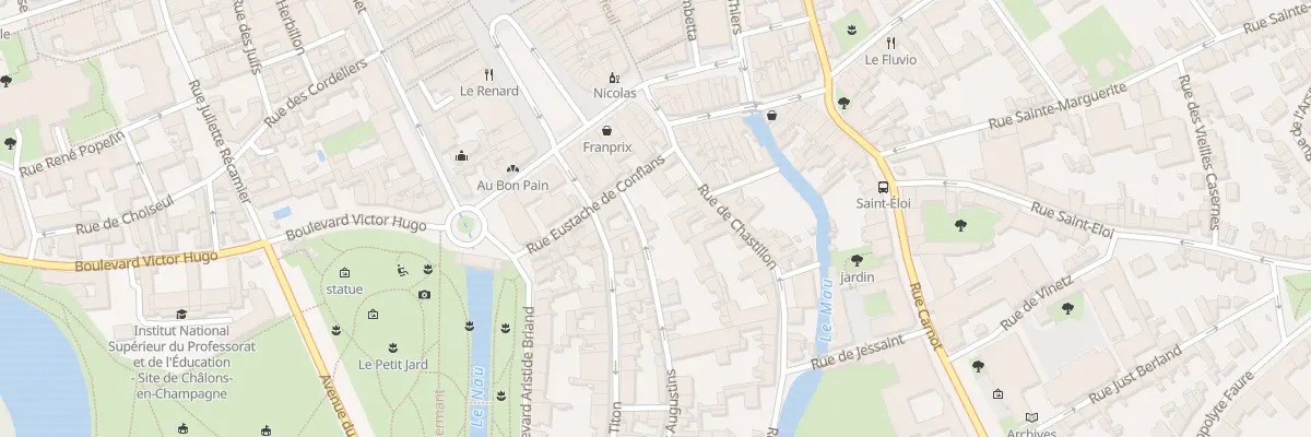 Plan du 1 Rue des Augustins à Châlons-en-Champagne
