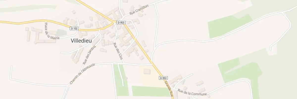 Plan du 25 Gr Grande Rue à Villedieu