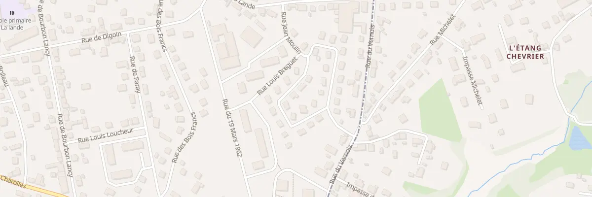 Plan du 30 Rue Jean Moulin à Montceau-les-Mines