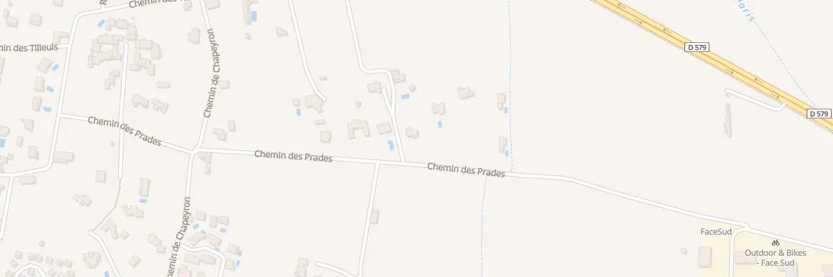 Plan du 443 Che des Prades à Vallon-Pont-d’Arc