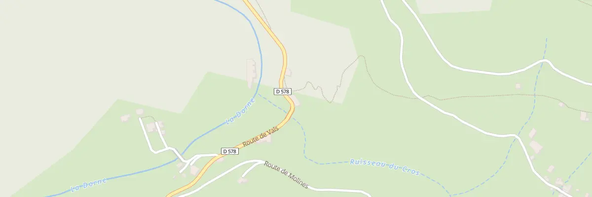 Plan du 5777 Les Terrasses à Dornas