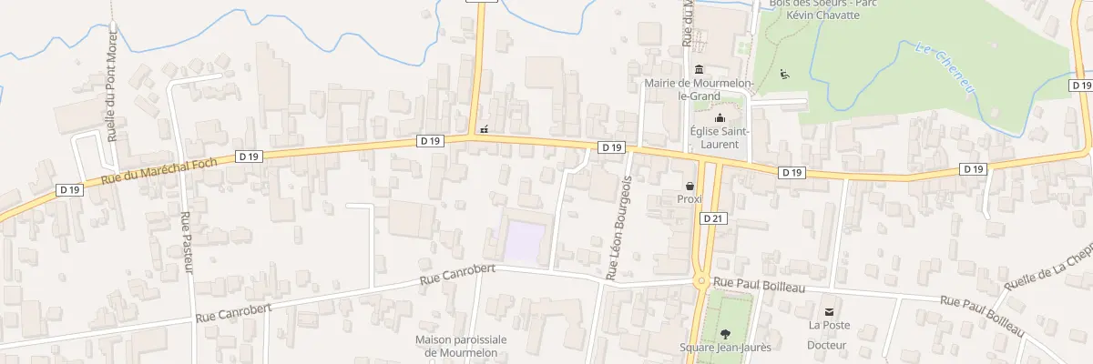 Plan du 25 Rue du Maréchal Foch à Mourmelon-le-Grand