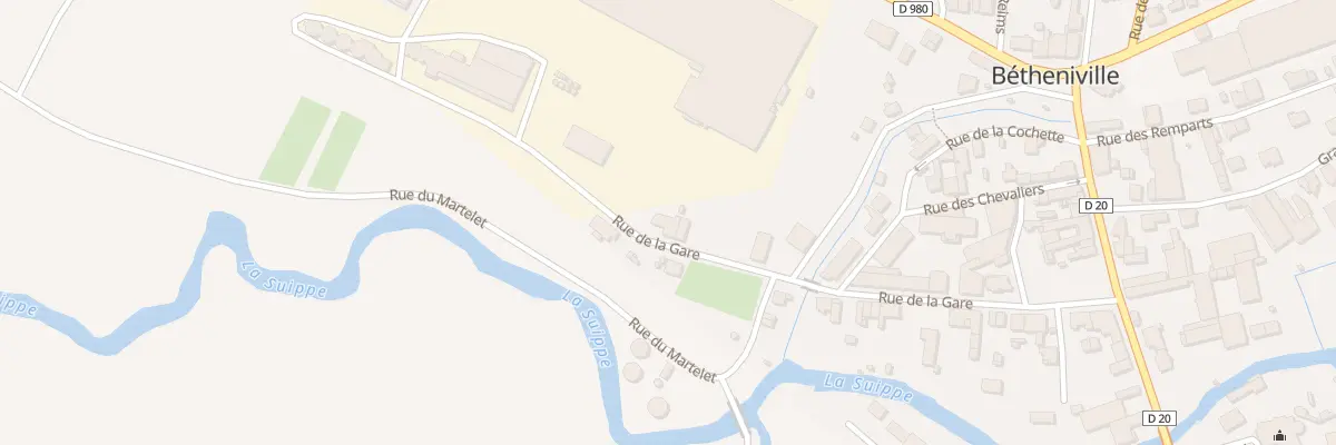 Plan du 8 Rue de la Gare à Bétheniville