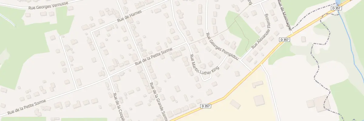 Plan du 23 Rue Martin Luther King à Montceau-les-Mines