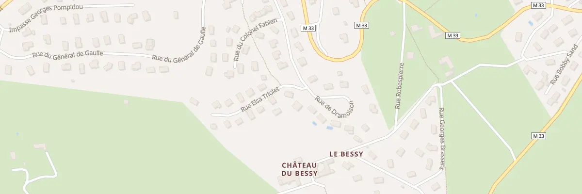 Plan du 1 Rue Elsa Triolet à La Ricamarie