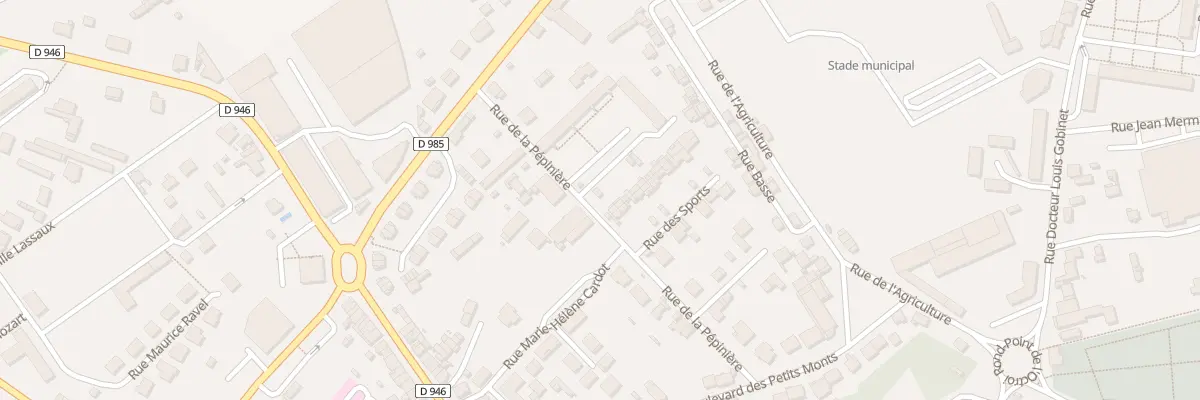 Plan du 12 Rue de la Pépiniére à Rethel