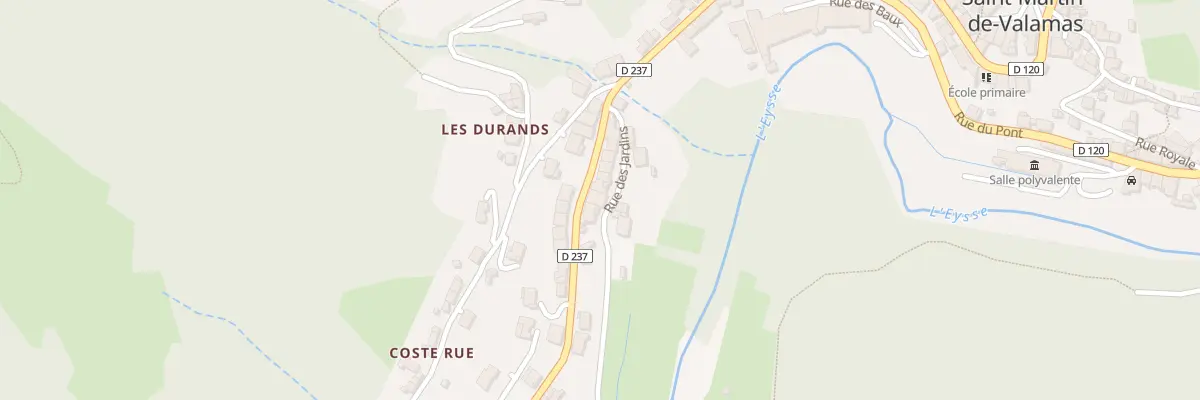 Plan du 305 Rue de la Plaine à Saint-Martin-de-Valamas