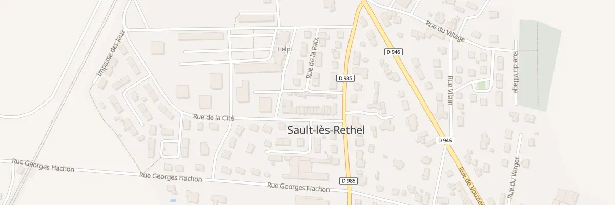 Plan du 20 Rue de la Cite à Sault-lès-Rethel